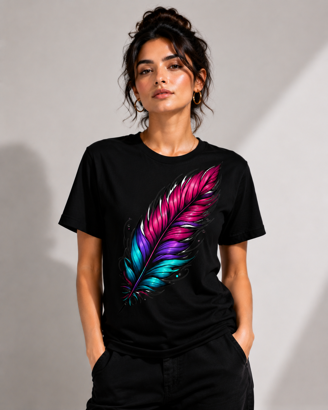 Neon Flight™ Feather Unisex Tee