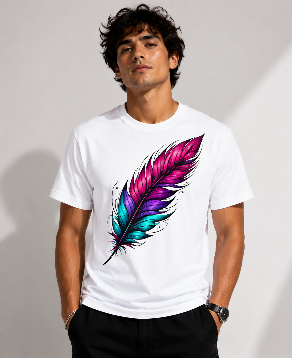 Neon Flight™ Feather Unisex Tee