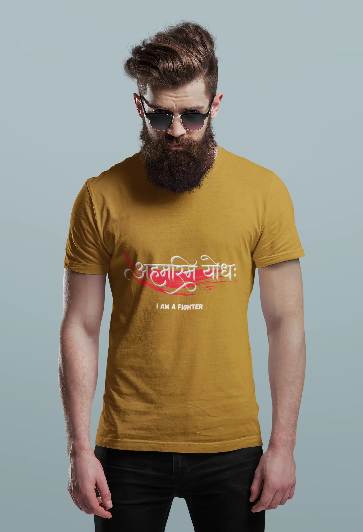 I Am A Fighter™ Sanskrit Warrior Tee
